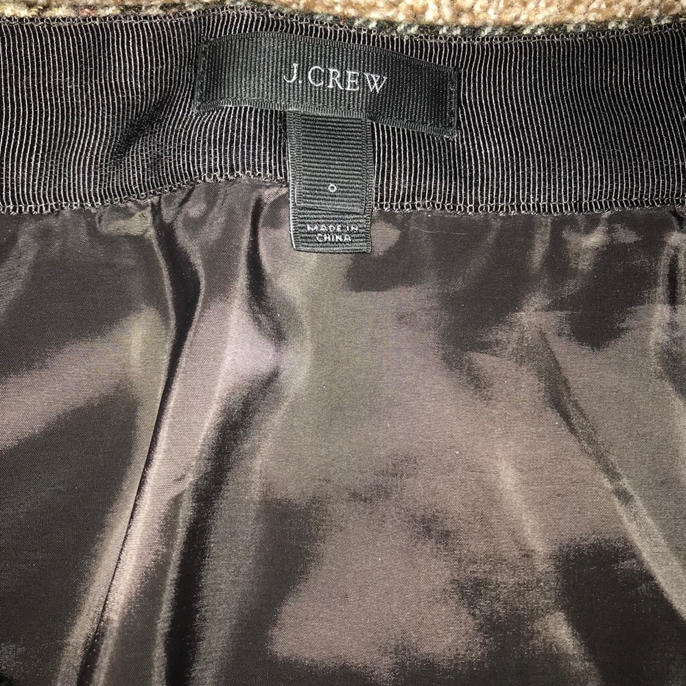 Jcrew Color Block Houndstooth Skirt - image 2